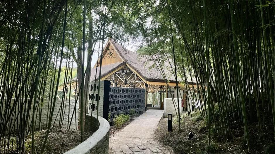 historical teahouse reopens in fangta park after meticulous restoration