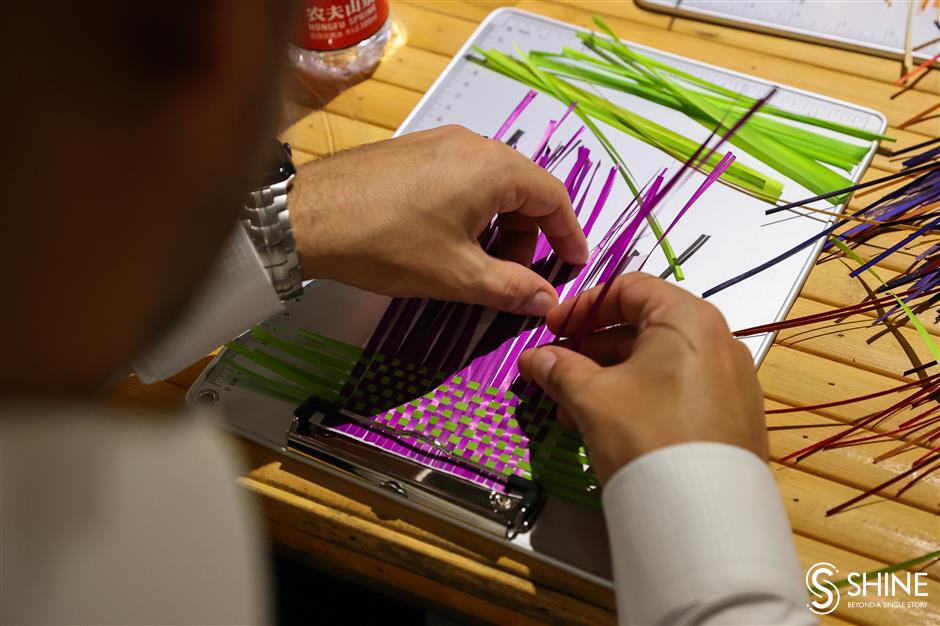 from cement to craft: brazilian builders discover bamboo weaving in shanghai