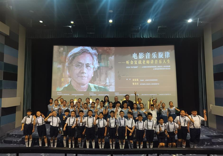 famous film composer shares stories behind his creations with children