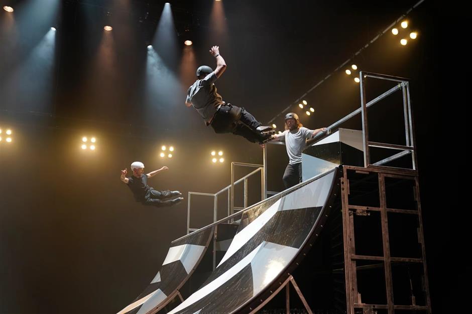 when urban extreme sport meets hip-hop in the theater