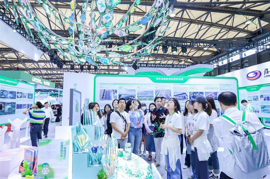 art and technology promote a sustainable future at ongoing expo