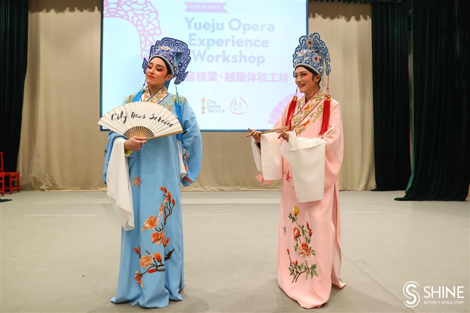 yueju opera comes to life for shanghai expats in city news service workshop