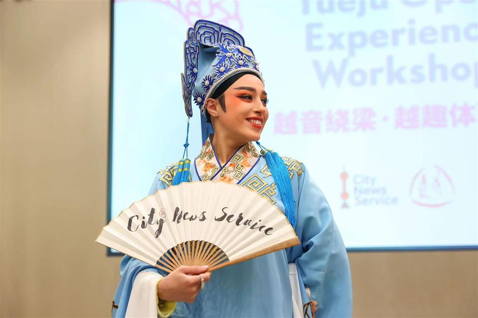 yueju opera comes to life for shanghai expats in city news service workshop