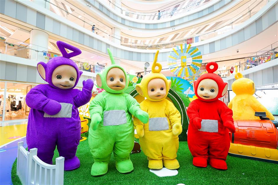 teletubbies bring their grassy idyll to shanghai