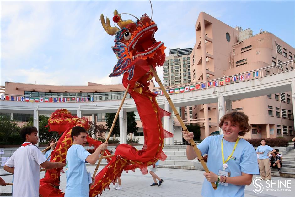 students from 16 countries discover china in 2-week summer program