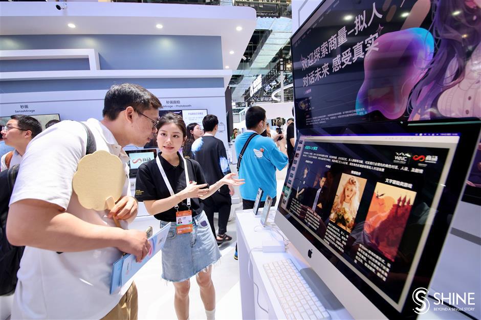 chinese developers vaunt their intelligence at technology exhibition