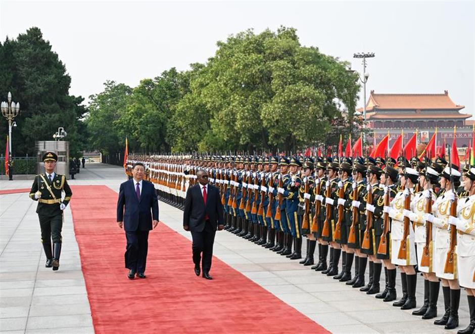 chinese, guinea-bissau presidents hold talks, elevate ties