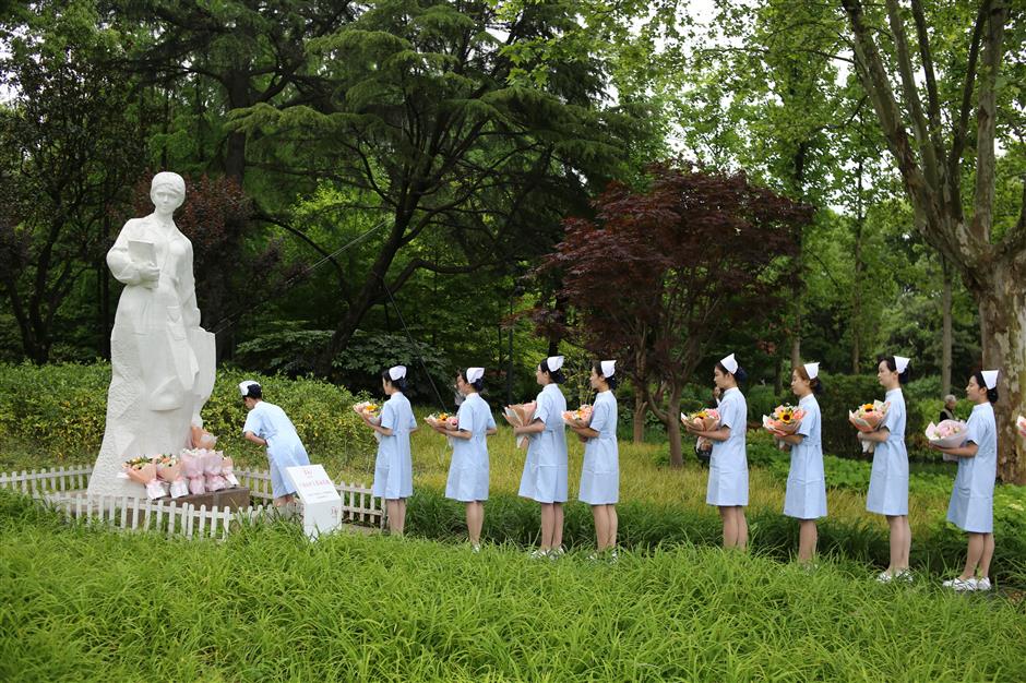 hard working nurses celebrate their special day