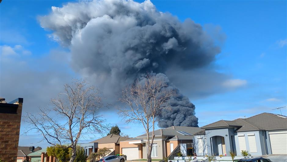 nothing suspicious detected behind melbourne chemical factory fire