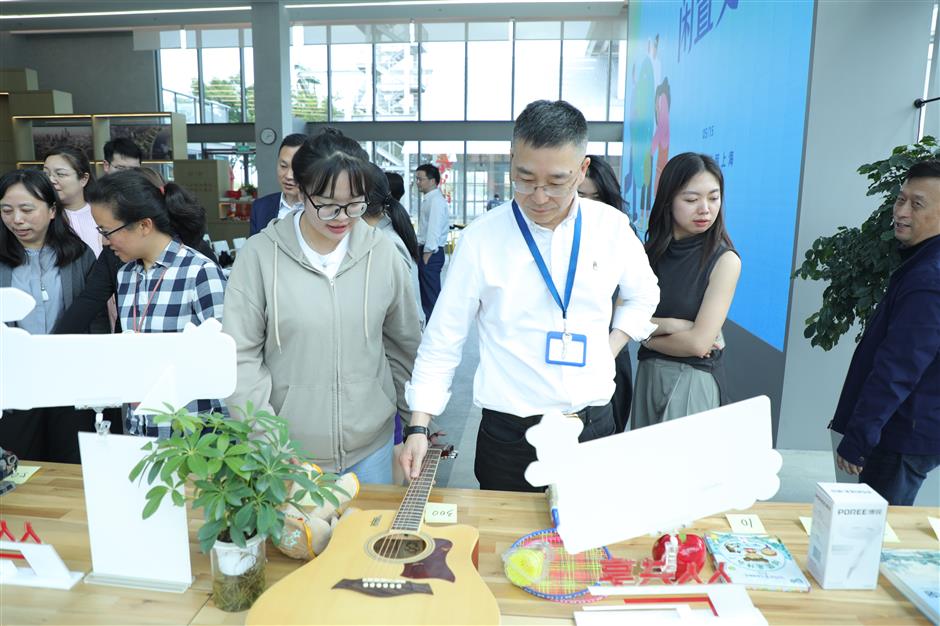 low carbon the theme at xuhui's exchange extravaganza