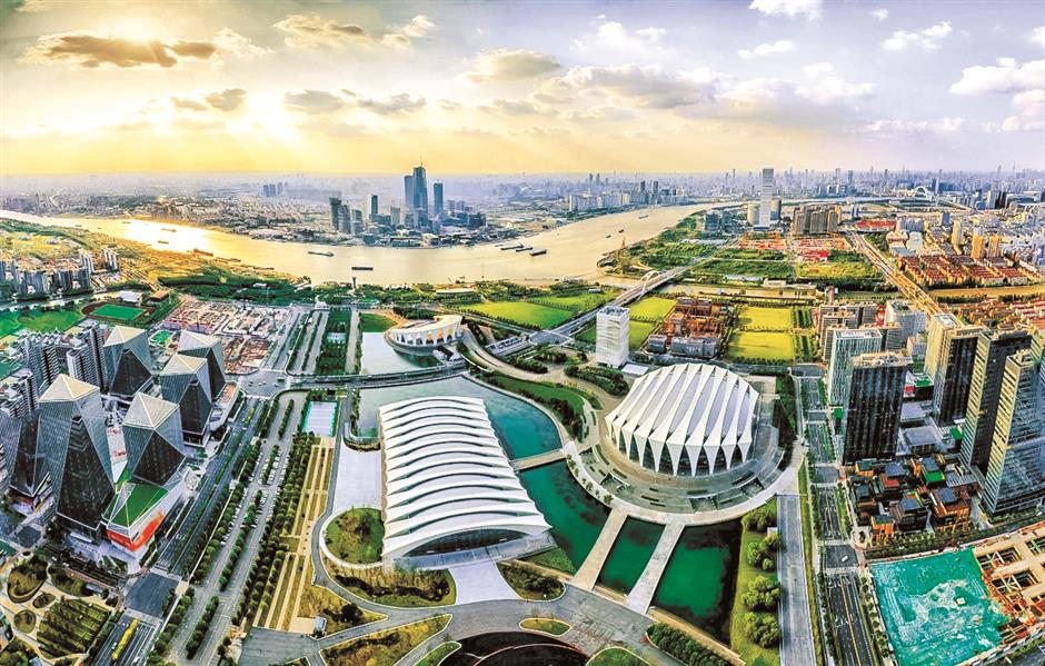 pudong leads development of both shanghai and china