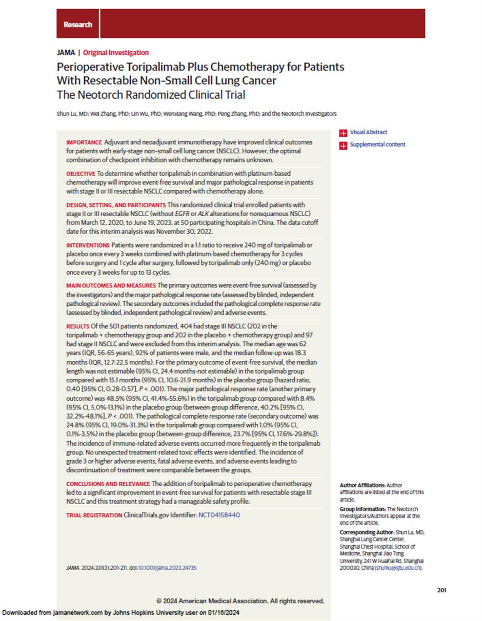 domestic treatment plan, innovative drug boost lung cancer treatment