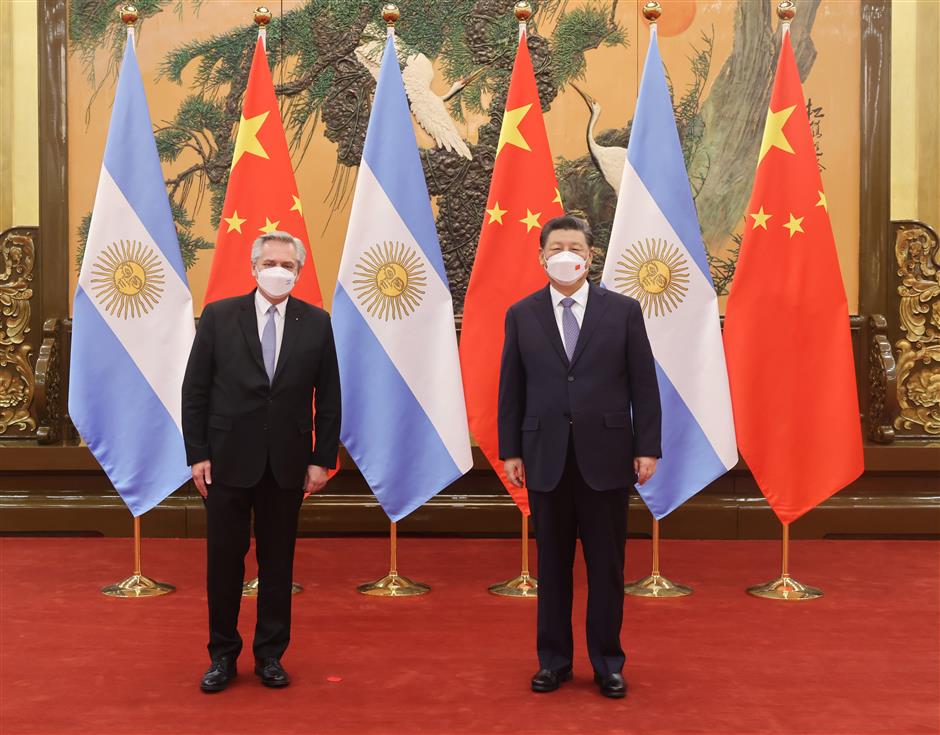 cheers for 50 years of friendship between china and argentina