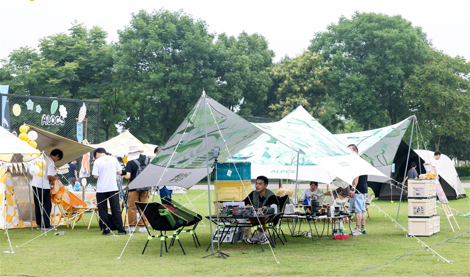 experience the outdoors at haining camping festival