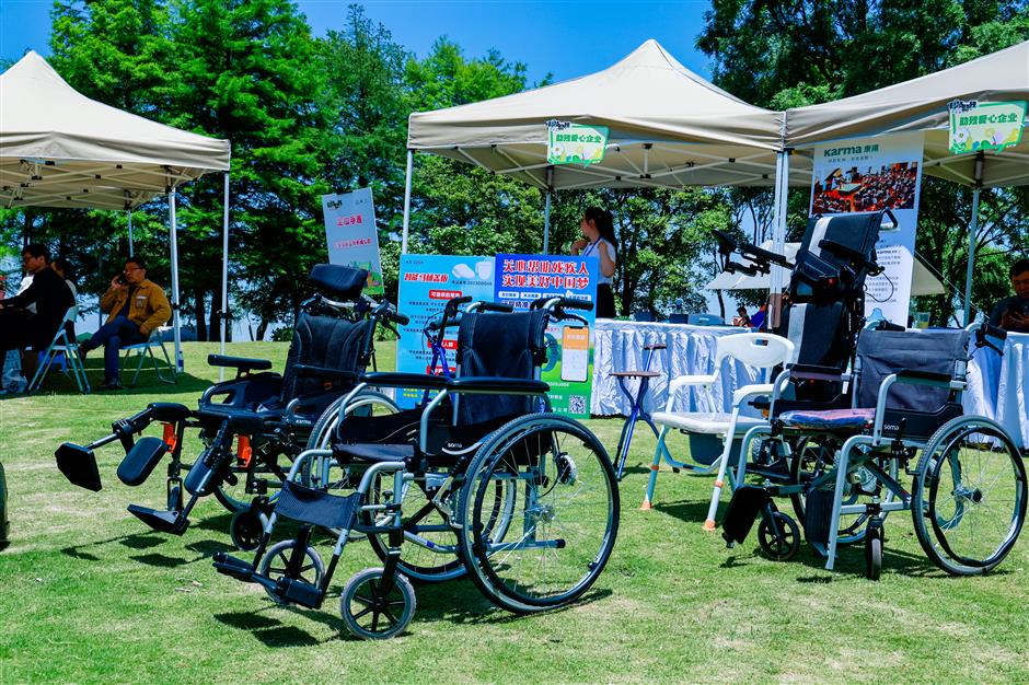 baoshan bazaar raises awareness of disabled