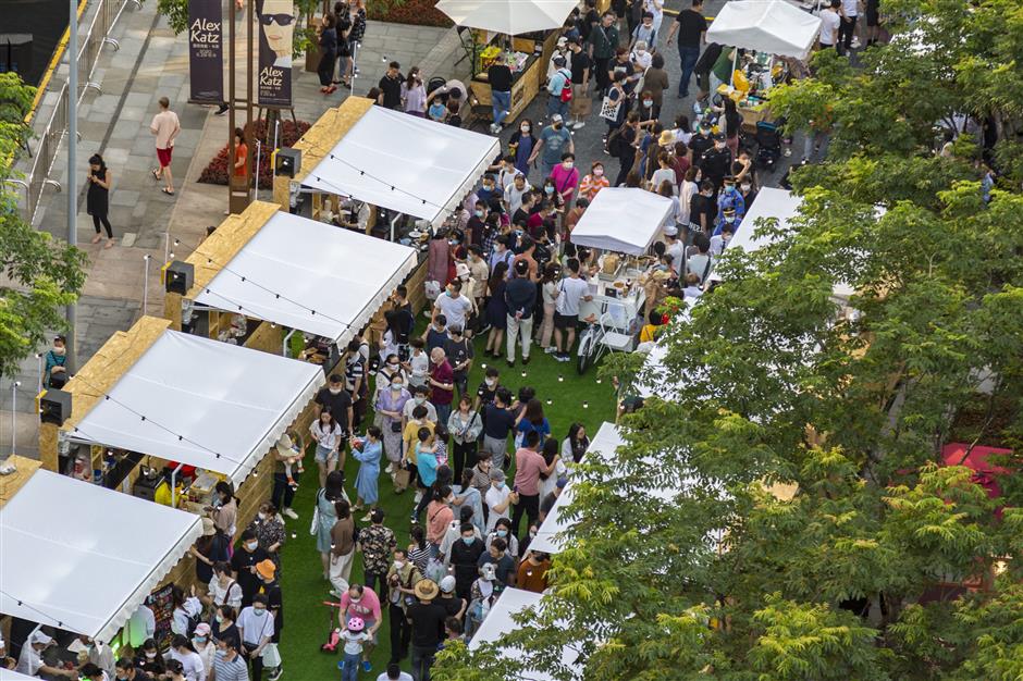 car-free and carefree: enhanced foot traffic in the city that never sleeps