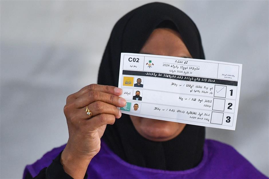 preliminary results show pnc wins majority in maldives parliamentary election