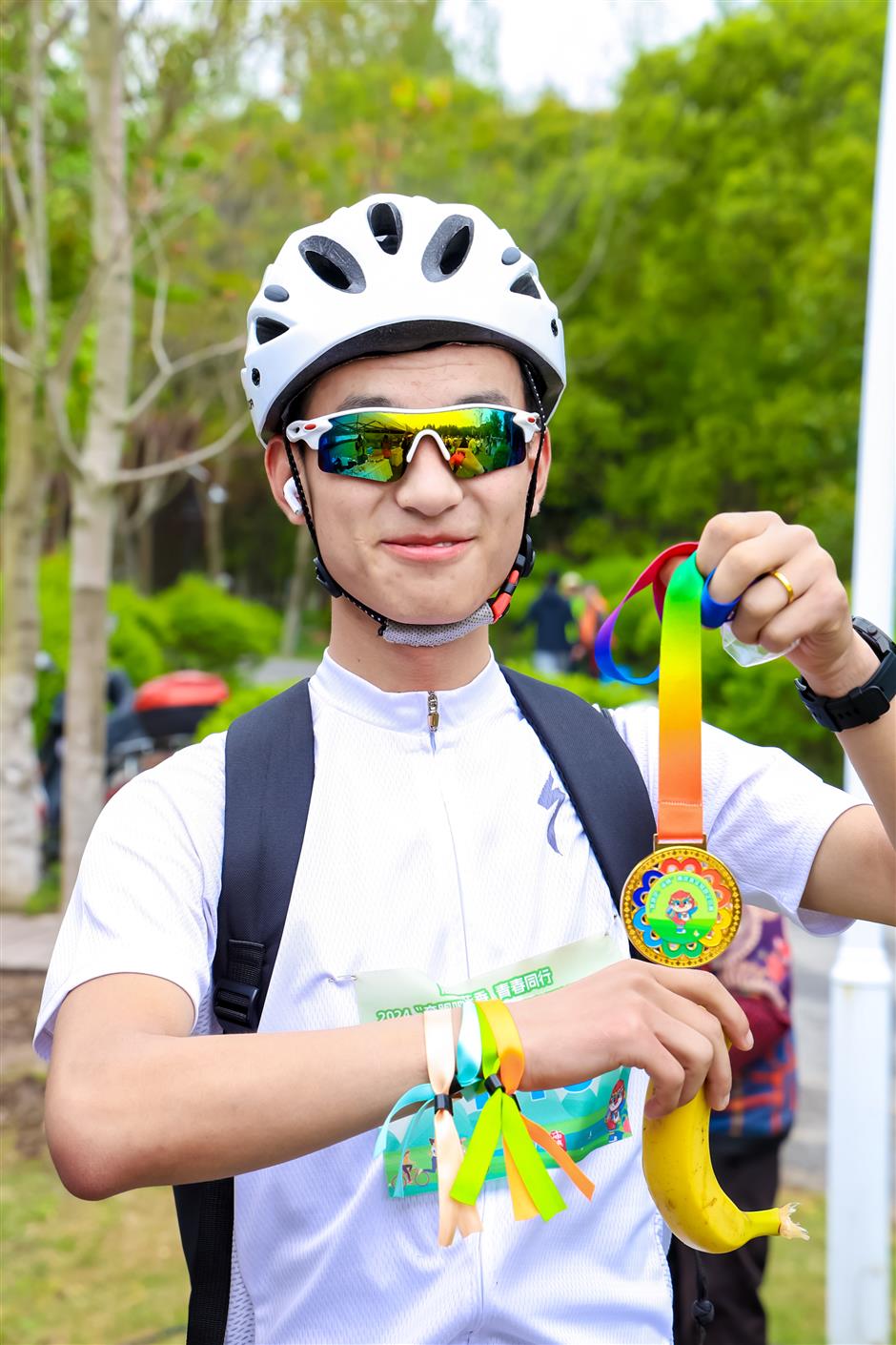 chongming hosts cyclists from across the taiwan strait