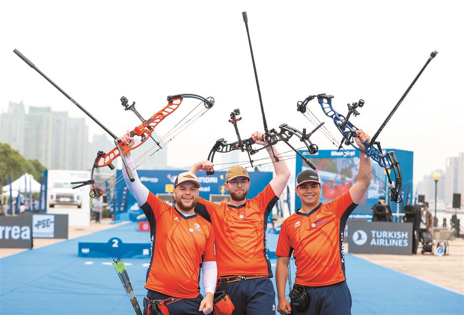 pudong's hosting of archery world championship hits its target