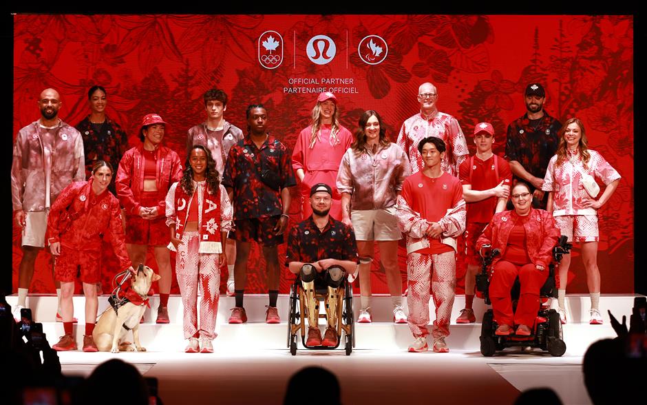 olympic athletes strut their stuff in new outfits