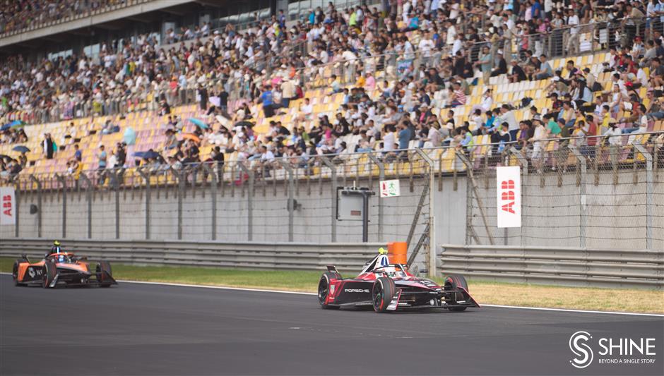 evans, da costa take honors at inaugural formula e shanghai e-prix