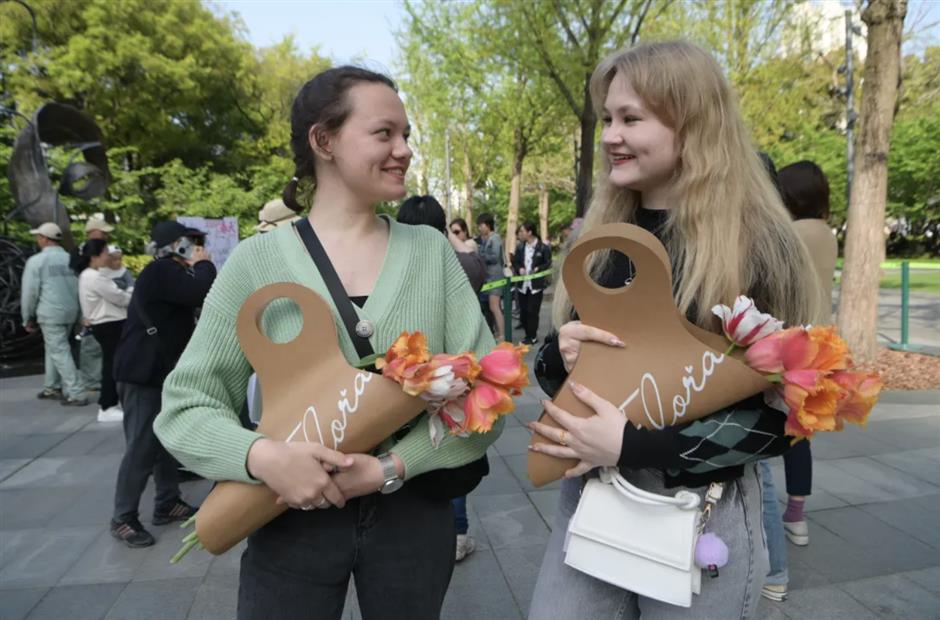 jing'an district a hive of activity in spring