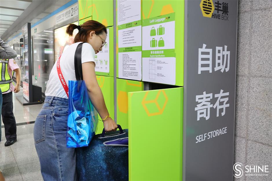 luggage lockers at city metros prove popular