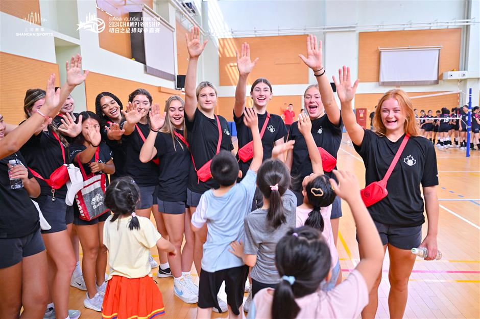 all stars at inaugural volleyball future championship