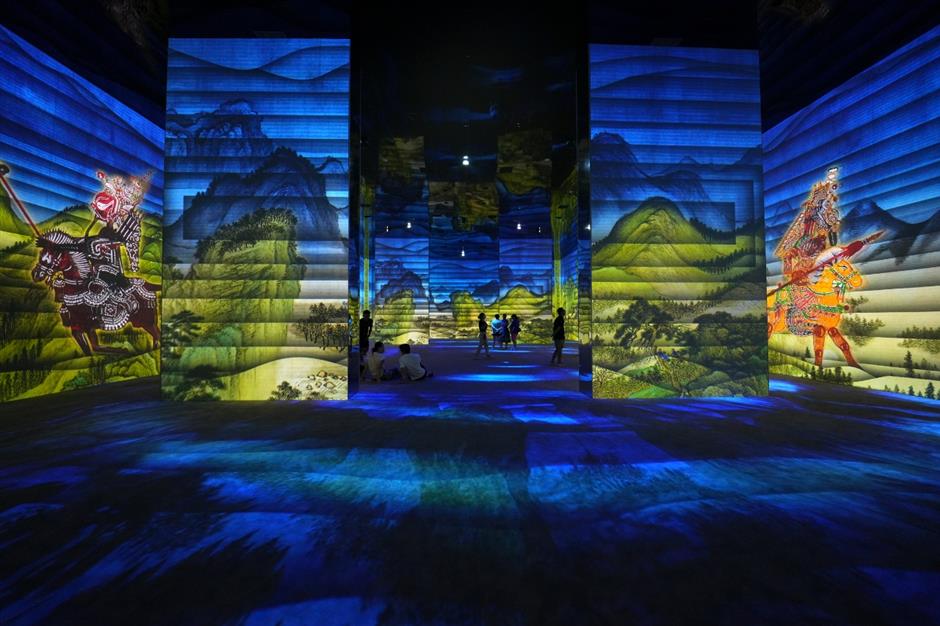 shadow play exhibition shows fantasy world of chinese myths