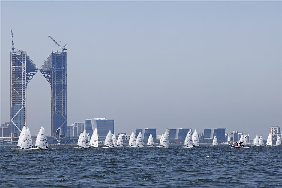 shanghai sailing open furls after successful three days