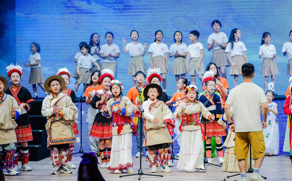 colorful and wonderful! children from ethnic minorities win wows in shanghai