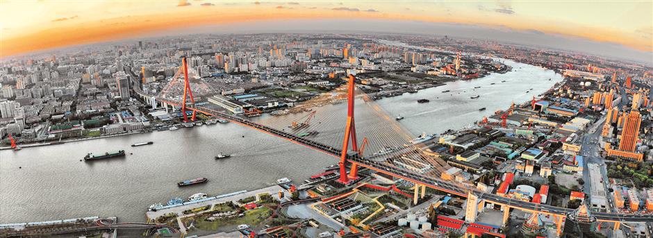 yangpu binjiang brings new life to shanghai's classic industrial port