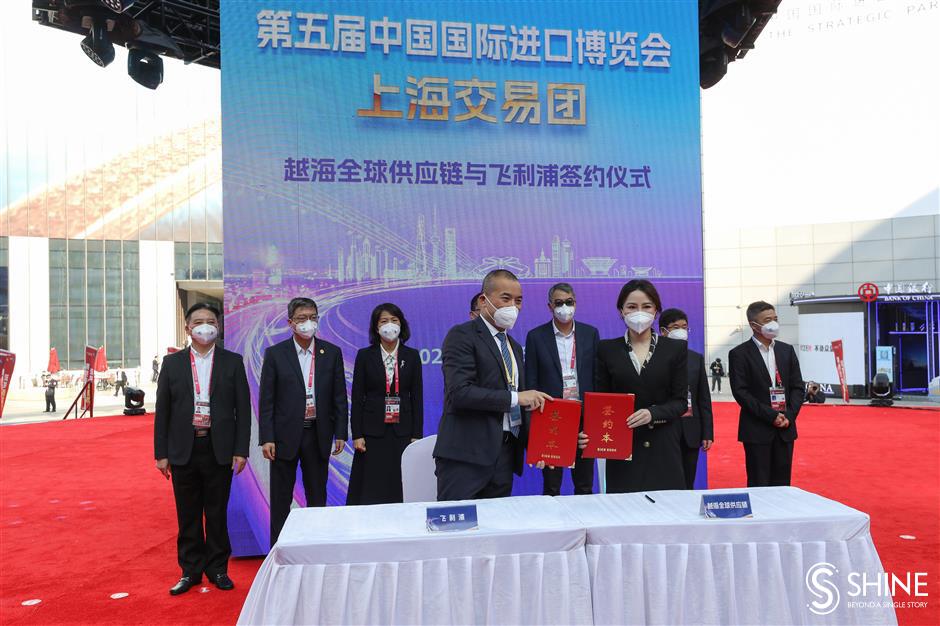 electronics deal is shanghai's first signing at 5th ciie