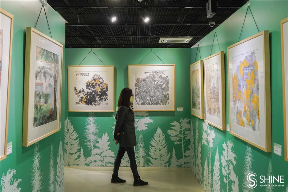 a 'green' exhibition is making the rounds of shanghai