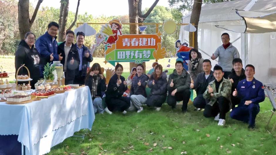 young businesspeople shine in rural revitalization of minhang district