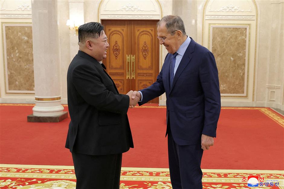 top dprk leader affirms commitment to strengthen bilateral ties in meeting with russian fm