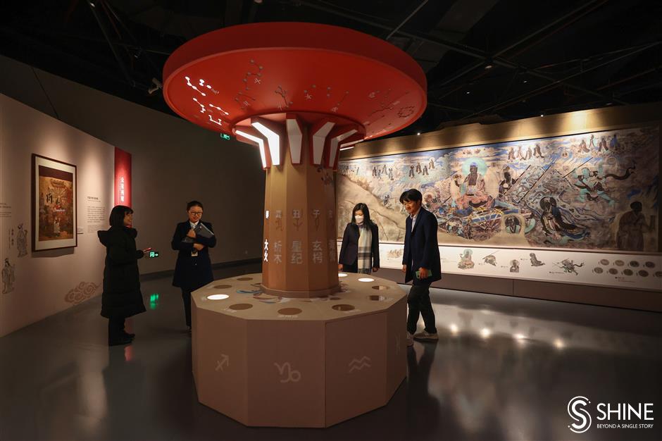 the celestial wonders of dunhuang displayed in shanghai astronomy museum