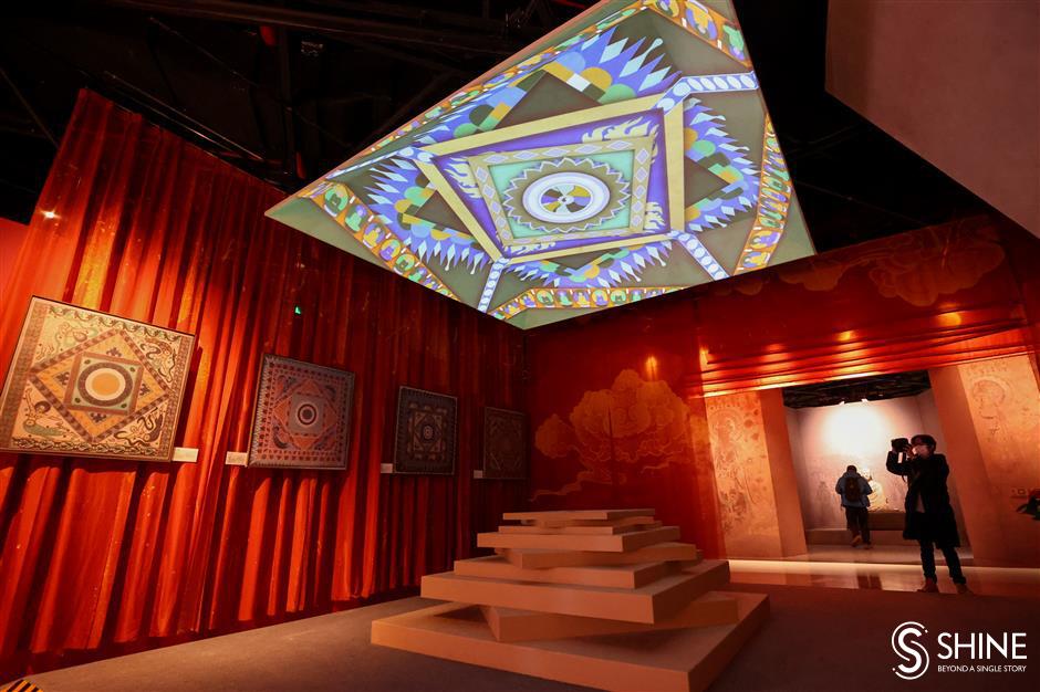 the celestial wonders of dunhuang displayed in shanghai astronomy museum