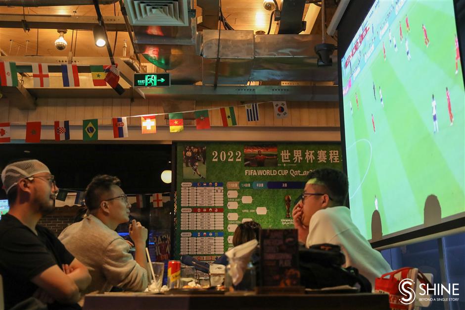 shanghai's nightlife comes alive with world cup frenzy