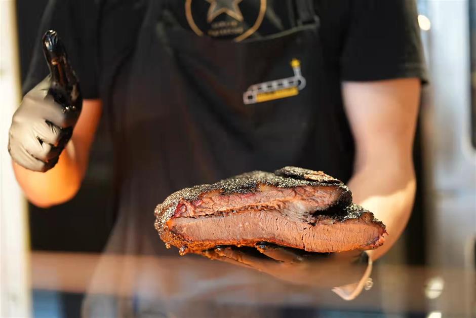 find the best spots in town for some texas bbq, with a shanghai twist