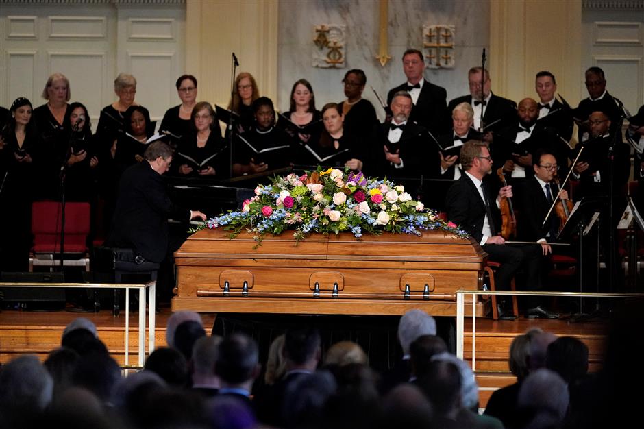 tribute service held for late former first lady rosalynn carter